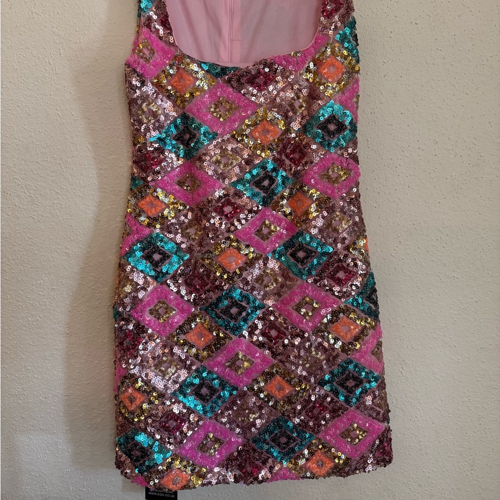 EGO Vibrant Sequin Mini Dress